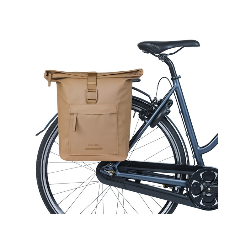 BASIL BROOKLYN TORBA DOUBLE PANNIER BAG MIK, 41L, sand new 2026