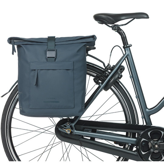 BASIL BROOKLYN TORBA DOUBLE PANNIER BAG, 41L, navy new 2026
