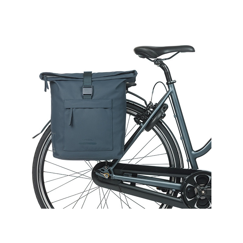 BASIL BROOKLYN TORBA DOUBLE PANNIER BAG, 41L, navy new 2026