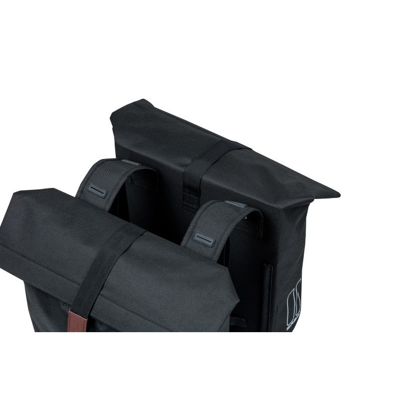 BASIL CITY TORBA DOUBLE BAG, 32L, black MIK.com
