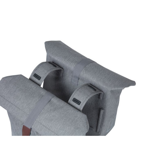 BASIL CITY TORBA DOUBLE BAG, 32L, grey melle MIK.com