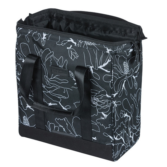 BASIL CITY TORBA GRAND SHOPPER MIK HOOKS, 23L, flower black new 2026