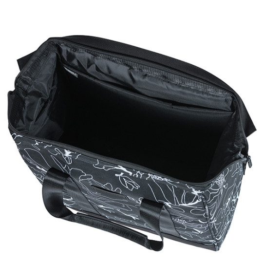 BASIL CITY TORBA GRAND SHOPPER MIK HOOKS, 23L, flower black new 2026
