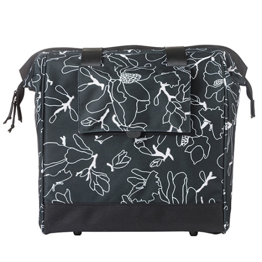 BASIL CITY TORBA GRAND SHOPPER MIK HOOKS, 23L, flower black new 2026