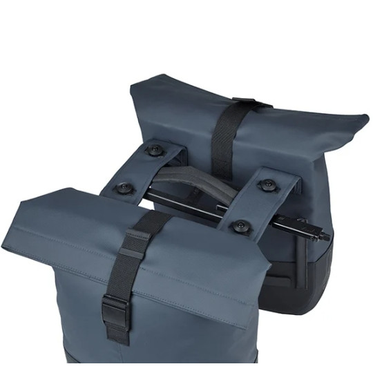 BASIL COVE TORBA DOUBLE PANNIER BAG MIK, 28-32L, navy/black new 2026