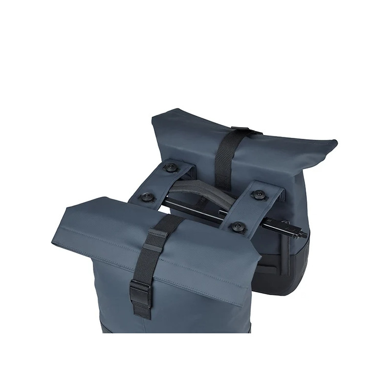 BASIL COVE TORBA DOUBLE PANNIER BAG MIK, 28-32L, navy/black new 2026
