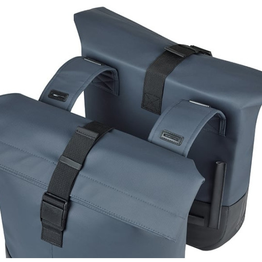 BASIL COVE TORBA DOUBLE PANNIER BAG, 28-32L, navy/black new 2026