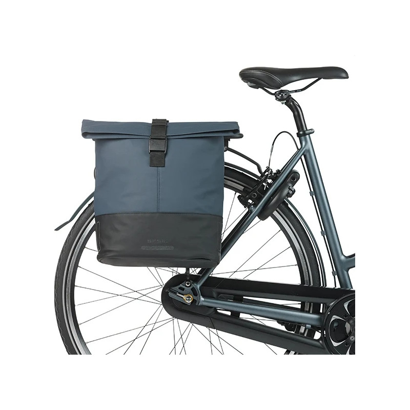 BASIL COVE TORBA DOUBLE PANNIER BAG, 28-32L, navy/black new 2026