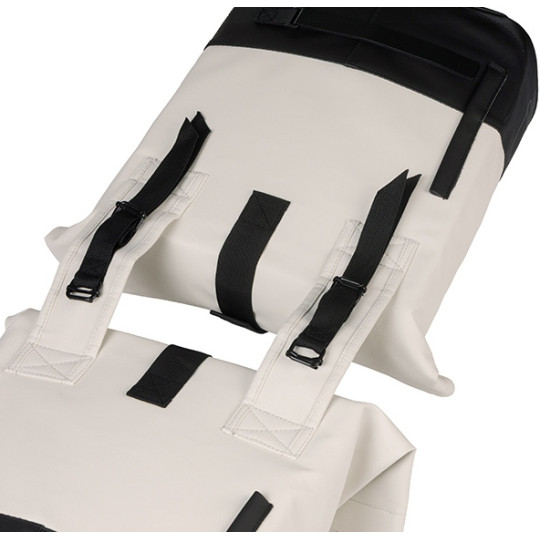 BASIL COVE TORBA DOUBLE PANNIER BAG, 28-32L, off-white/black new 2026