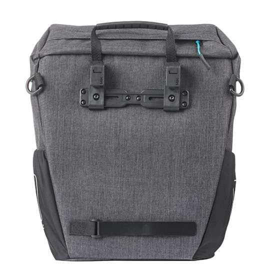 BASIL DISCOVERY 365D TORBA L SINGLE BAG MIK HOOKS, 20L, black melee new 2026