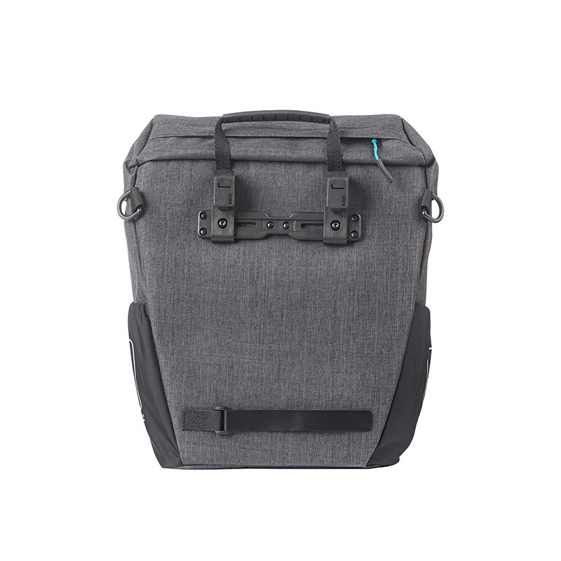 BASIL DISCOVERY 365D TORBA L SINGLE BAG MIK HOOKS, 20L, black melee new 2026