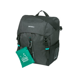 BASIL DISCOVERY 365D TORBA L SINGLE BAG, 20L, black melee