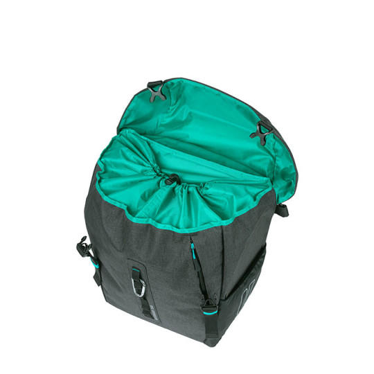 BASIL DISCOVERY 365D TORBA L SINGLE BAG, 20L, black melee