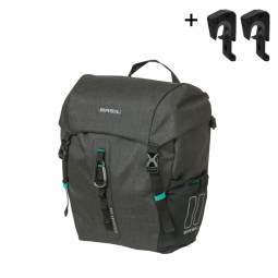 BASIL DISCOVERY 365D TORBA  M SINGLE BAG MIK HOOKS, 9L, black melee new 2026