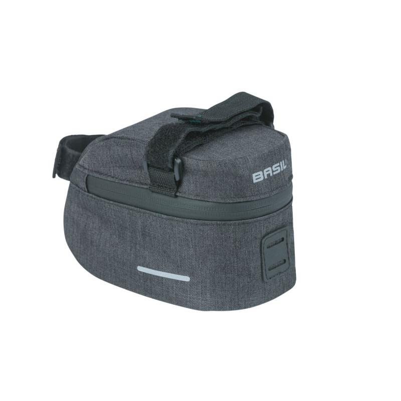 BASIL DISCOVERY 365D TORBA SADDLE BAG M, 1L, black melee