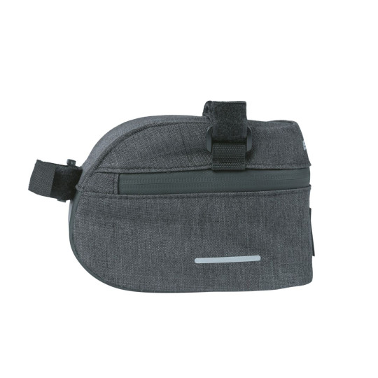 BASIL DISCOVERY 365D TORBA SADDLE BAG M, 1L, black melee