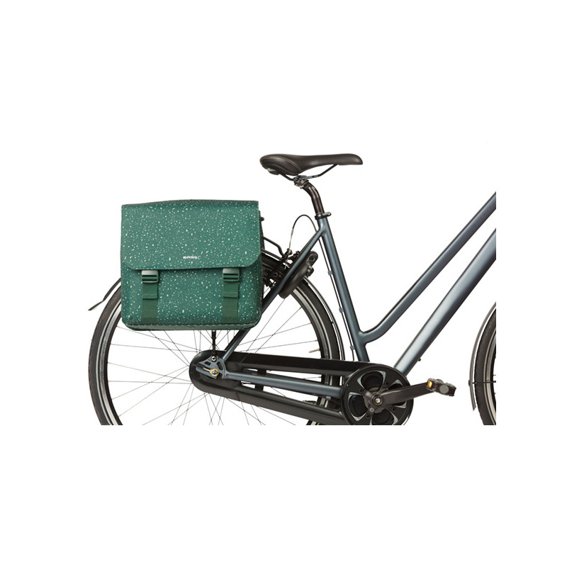 BASIL FLAIR TORBA DOUBLE BAG, 35L, green