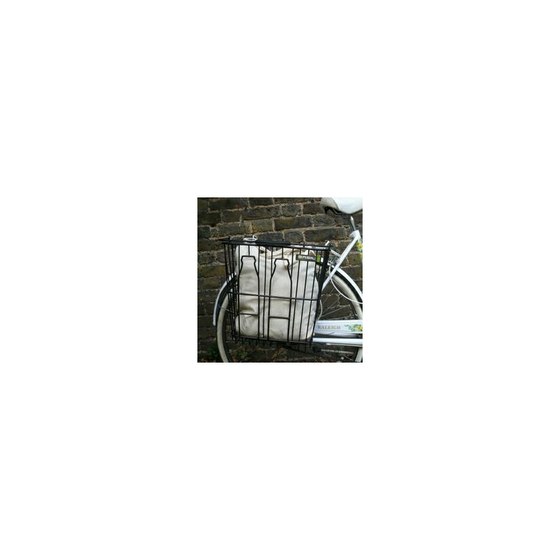 BASIL KOSZ TYLNY BOTTLE BASKET, black