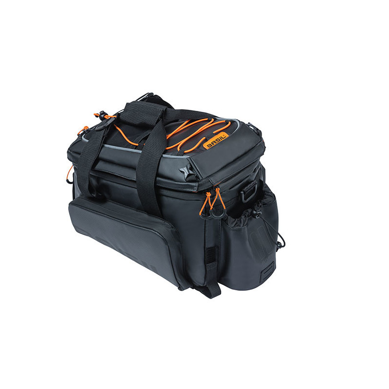 BASIL MILES TARPAULIN TORBA TRUNKBAG XL Pro, 9-36L, black orange MIK.com