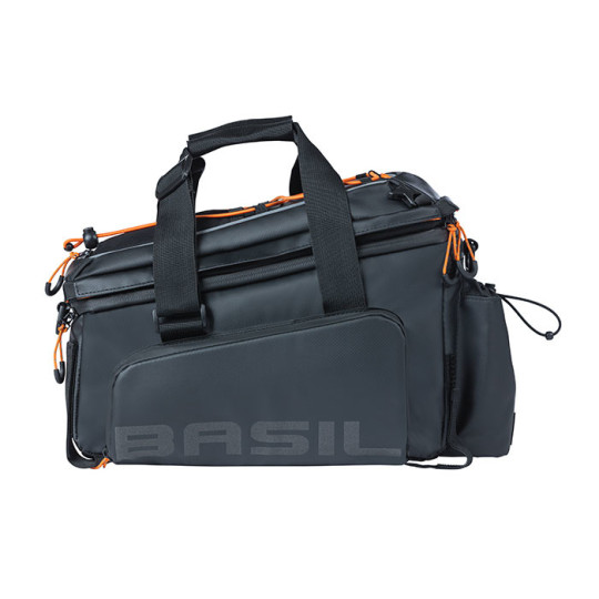 BASIL MILES TARPAULIN TORBA TRUNKBAG XL Pro, 9-36L, black orange MIK.com