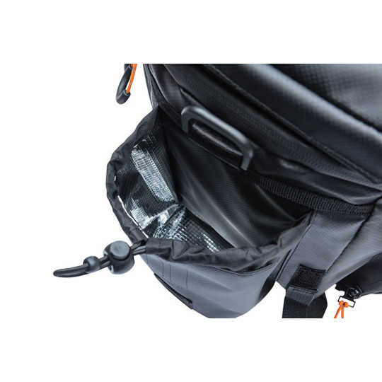 BASIL MILES TARPAULIN TORBA TRUNKBAG XL Pro, 9-36L, black orange MIK.com