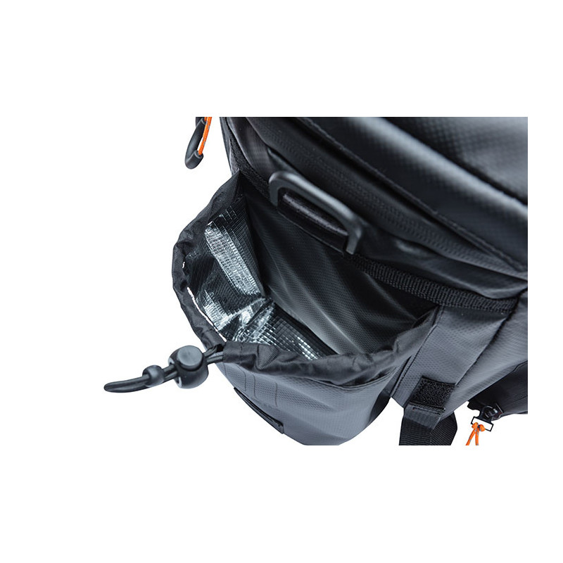 BASIL MILES TARPAULIN TORBA TRUNKBAG XL Pro, 9-36L, black orange MIK.com