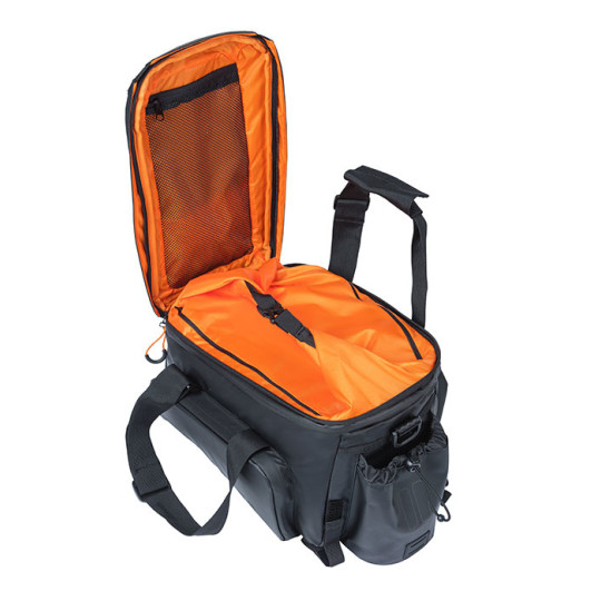 BASIL MILES TARPAULIN TORBA TRUNKBAG XL Pro, 9-36L, black orange MIK.com