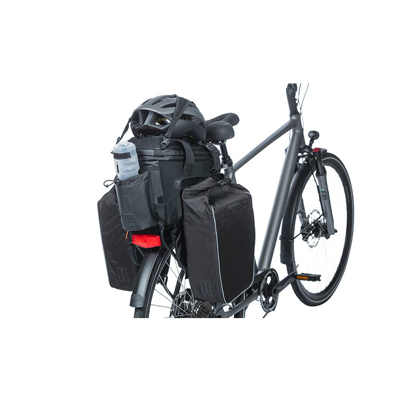 BASIL MILES TARPAULIN TORBA TRUNKBAG XL Pro, 9-36L, black orange MIK.com