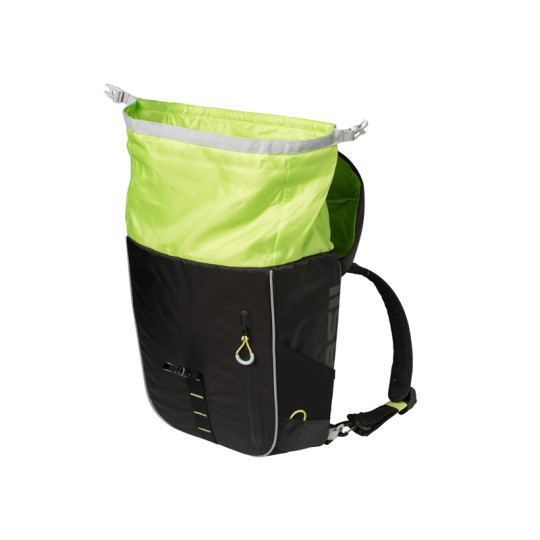 BASIL MILES TORBA DAYPACK, 17L, black lime