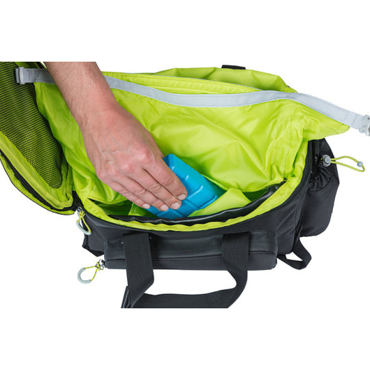 BASIL MILES TORBA TRUNKBAG XL Pro, 9-36L, black lime MIK.com