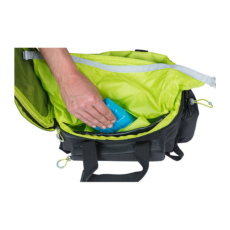 BASIL MILES TORBA TRUNKBAG XL Pro, 9-36L, black lime MIK.com