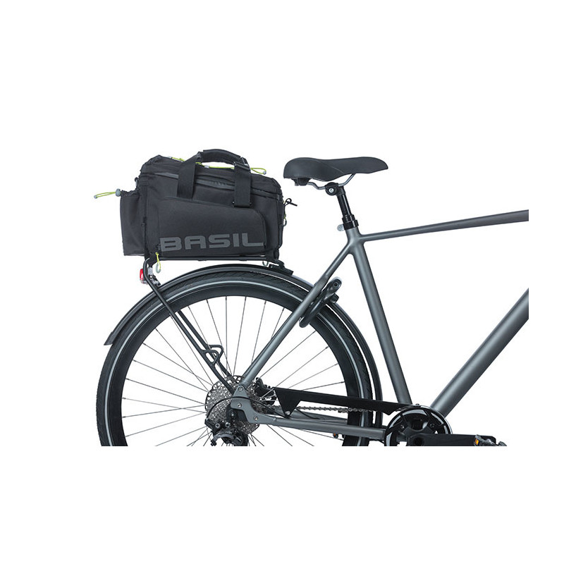 BASIL MILES TORBA TRUNKBAG XL Pro, 9-36L, black lime MIK.com