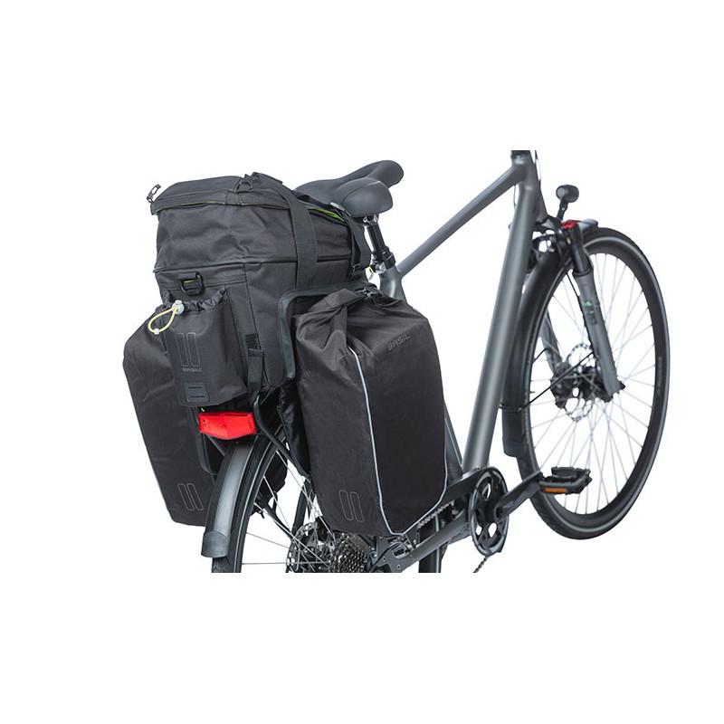 BASIL MILES TORBA TRUNKBAG XL Pro, 9-36L, black lime MIK.com