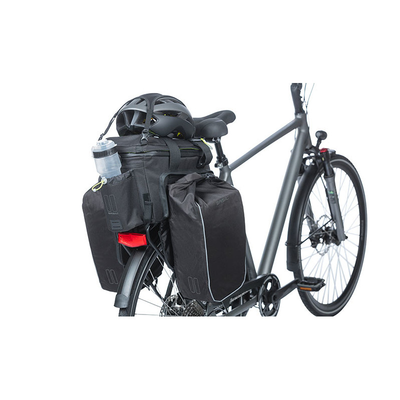 BASIL MILES TORBA TRUNKBAG XL Pro, 9-36L, black lime MIK.com