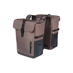 BASIL MOVE TORBA DOUBLE BAG, 30L, brown