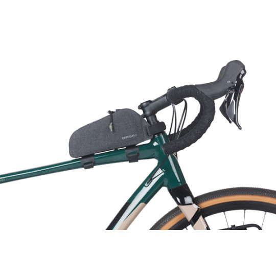 BASIL NAVIGATOR STORM TORBA TOP TUBE FRAME BAG, 0.8L, black