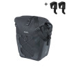 BASIL NAVIGATOR WATERPROOF TORBA L SINGLE BAG MIK HOOKS, 25-31L, black new 2026