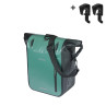 BASIL RIVO TORBA M SINGLE BAG TARAPAULIN, MIK HOOKS, 12-15L, silvergreen/black new 2026