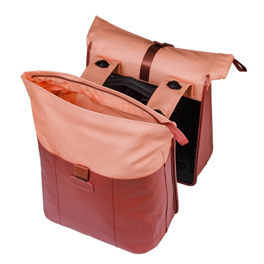 BASIL VIVE TORBA DOUBLE PANNIER BAG MIK, 28-35, burgundy/pink new 2026