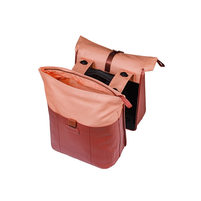 BASIL VIVE TORBA DOUBLE PANNIER BAG MIK, 28-35, burgundy/pink new 2026