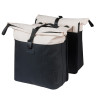 BASIL VIVE TORBA DOUBLE PANNIER BAG MIK, 28-35, off-white/black new 2026
