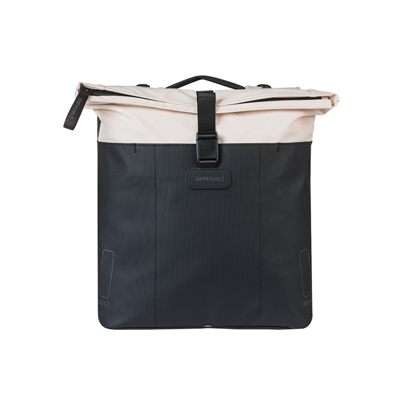 BASIL VIVE TORBA DOUBLE PANNIER BAG MIK, 28-35, off-white/black new 2026
