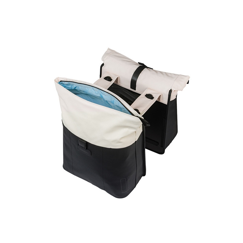 BASIL VIVE TORBA DOUBLE PANNIER BAG MIK, 28-35, off-white/black new 2026