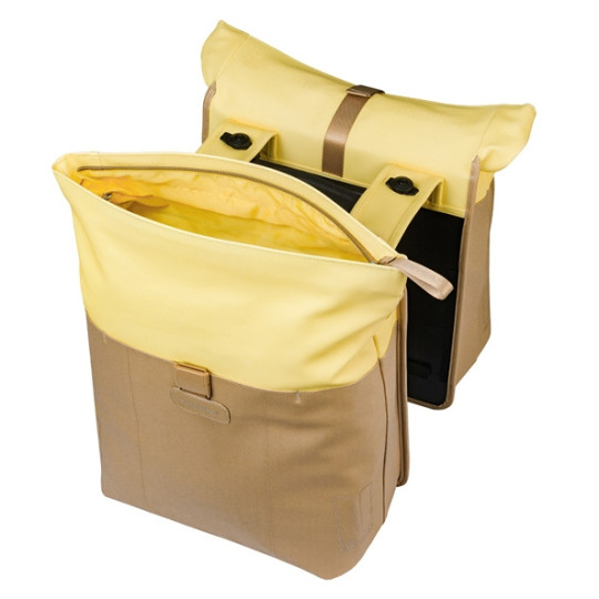 BASIL VIVE TORBA DOUBLE PANNIER BAG MIK, 28-35, sand/yellow new 2026