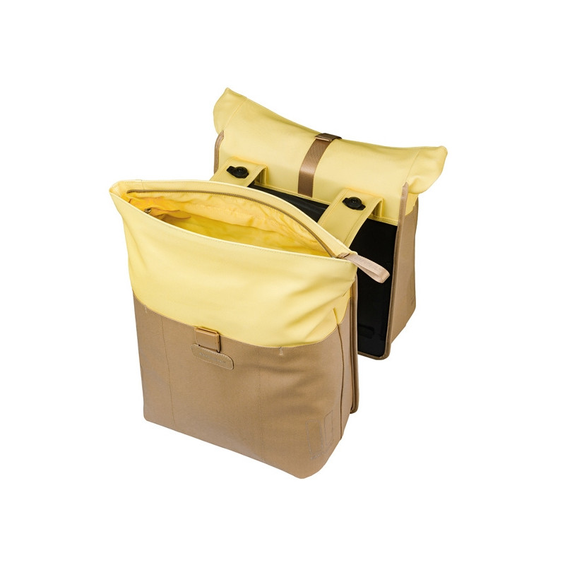 BASIL VIVE TORBA DOUBLE PANNIER BAG MIK, 28-35, sand/yellow new 2026