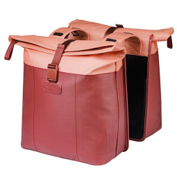 BASIL VIVE TORBA DOUBLE PANNIER BAG, 28-35, burgundy/pink new 2026