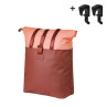 BASIL VIVE TORBA SHOPPER, MIK HOOKS, 15-20L, burgundy/pink new 2026