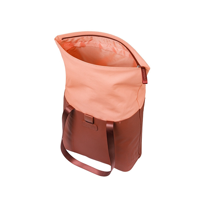 BASIL VIVE TORBA SHOPPER, MIK HOOKS, 15-20L, burgundy/pink new 2026