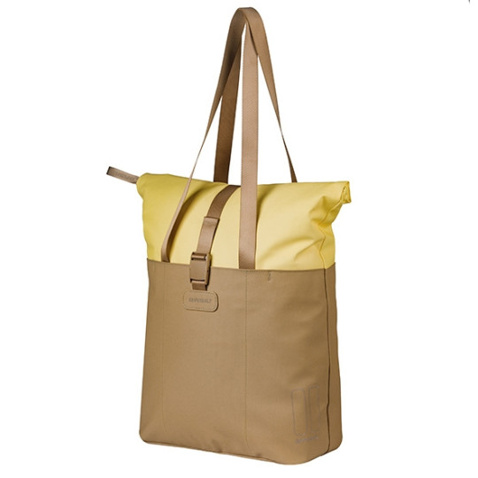 BASIL VIVE TORBA SHOPPER, MIK HOOKS, 15-20L, sand/yellow new 2026
