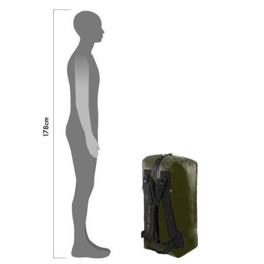 ORTLIEB EKSPED. TORBA DUFFLE OLIVE-BLACK 85L